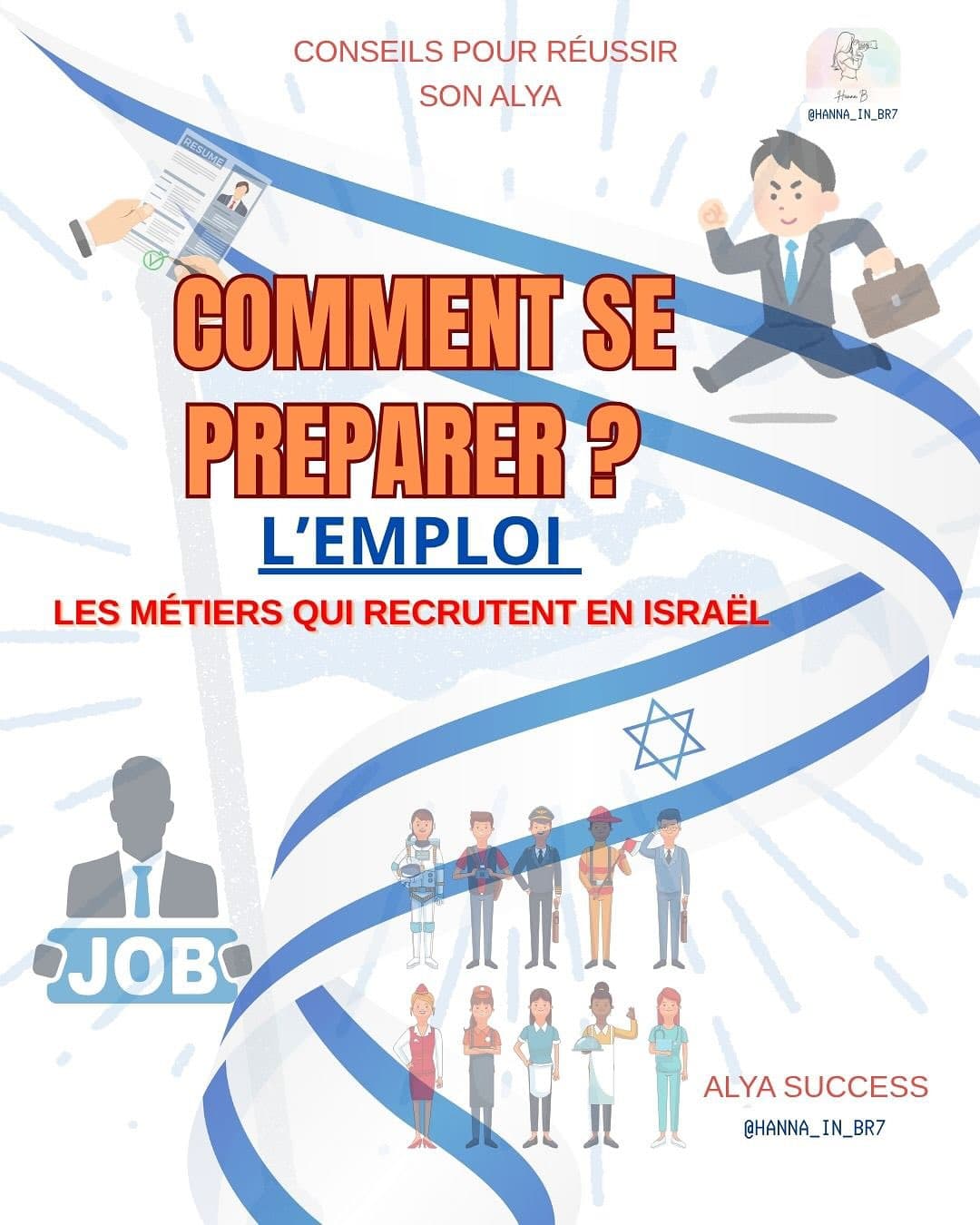 Les métiers qui recrutent en Israël en 2025 !