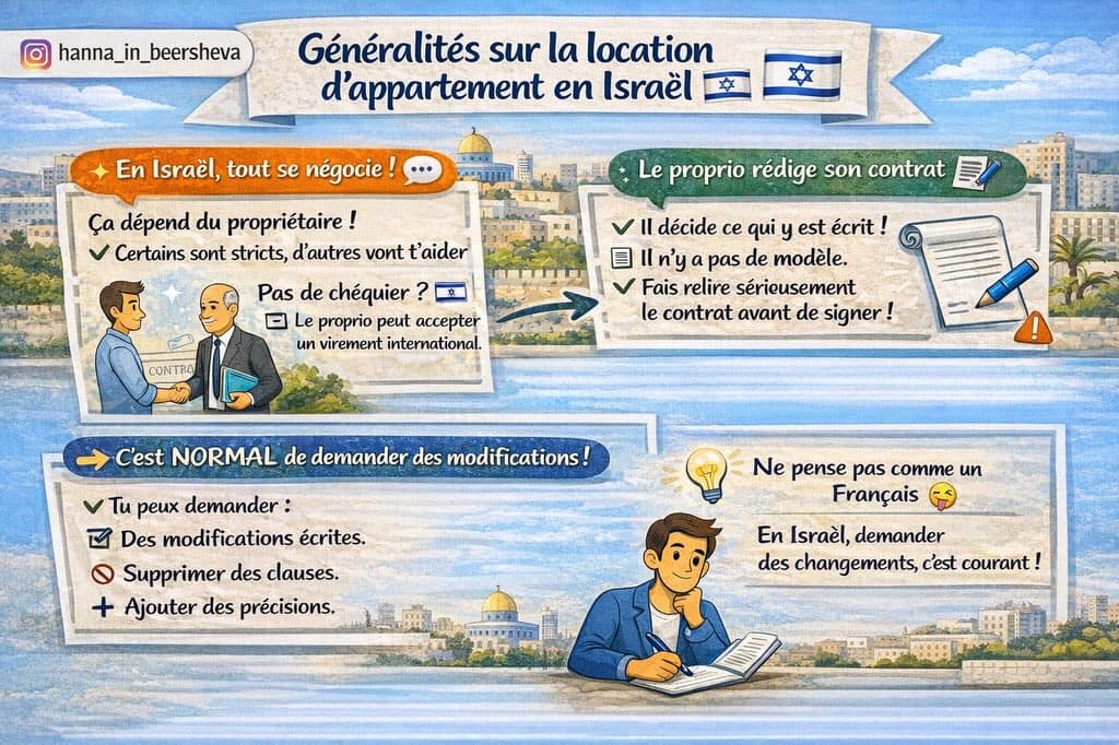 Louer un appartement en Israël quand on est Ole h’adash ou futur olé, ce n’est pas touj...