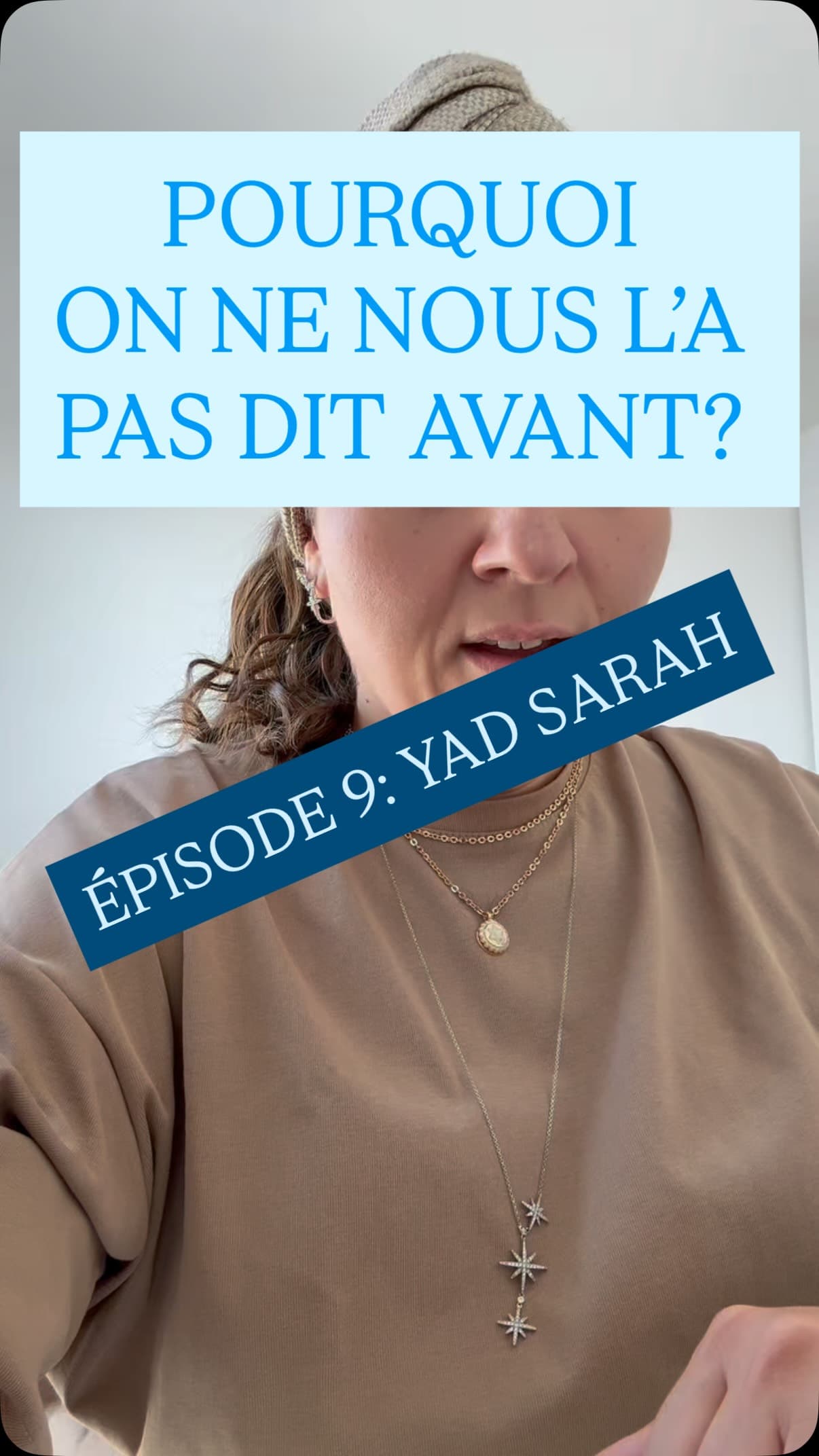 POURQUOI ON NE NOUS L’A PAS DIT AVANT?