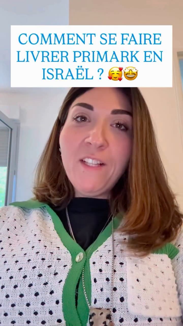 SE FAIRE LIVRER PRIMARK EN ISRAËL AVEC @shiptanbul